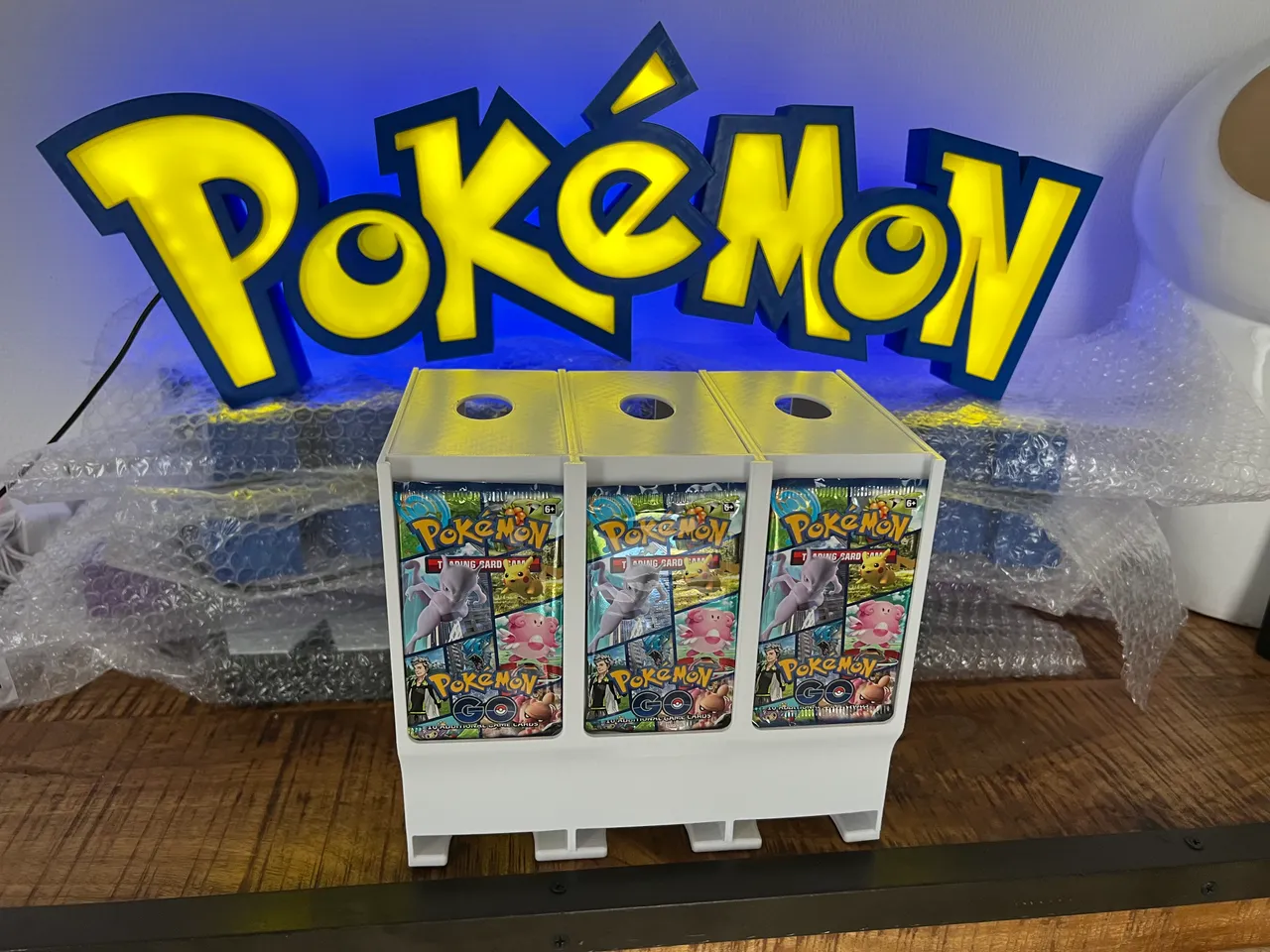 pokemon booster pack dispenser Amazon.com: Colingmill 1 Pcs Acrylic Booster Pack Dispenser, Card Dispenser  Storage and Organizer, for Trading Card, Booster Packs, Sports & More (3  Slots) : Toys & Games main image 0