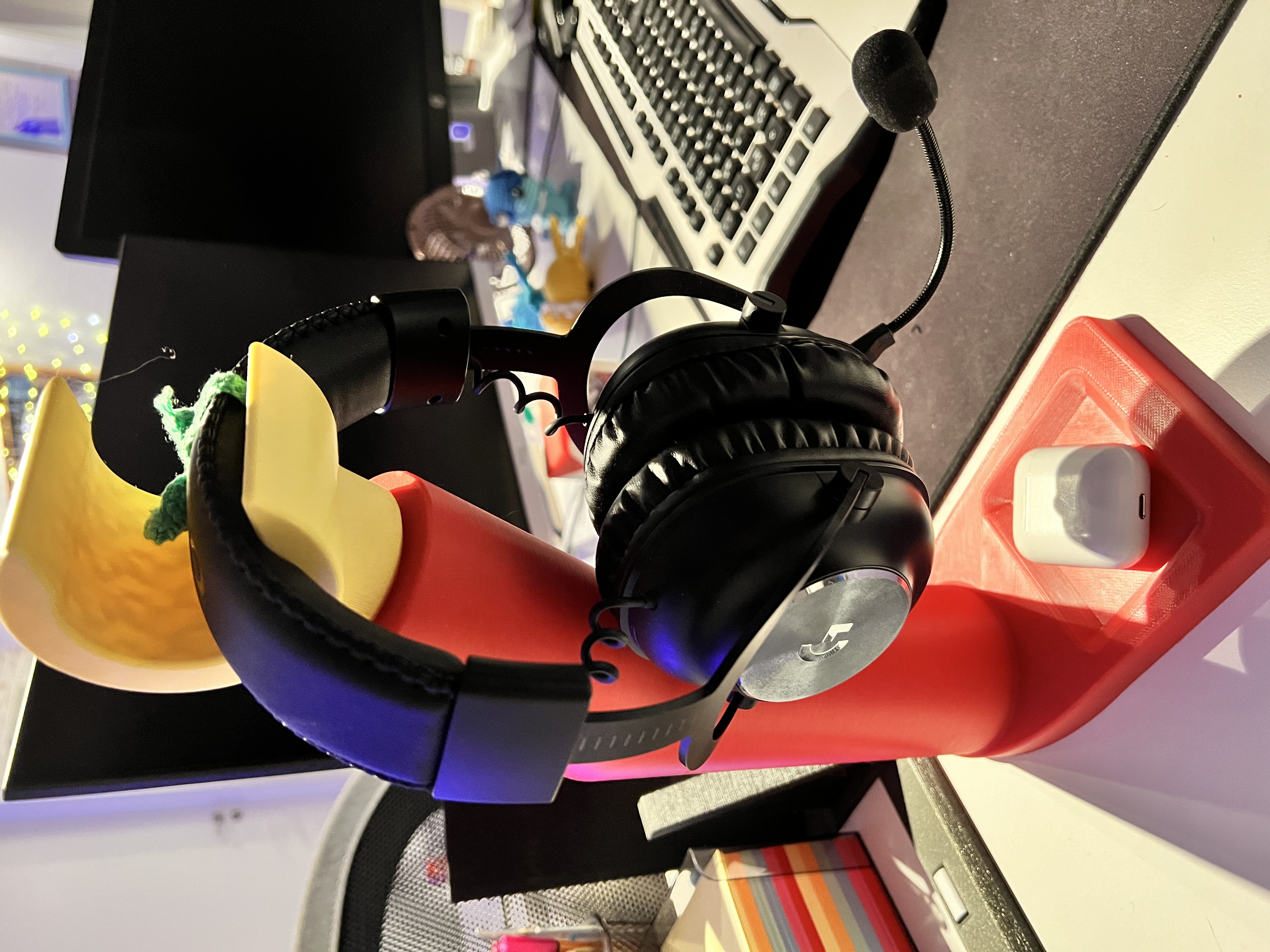 Lego headset online stand