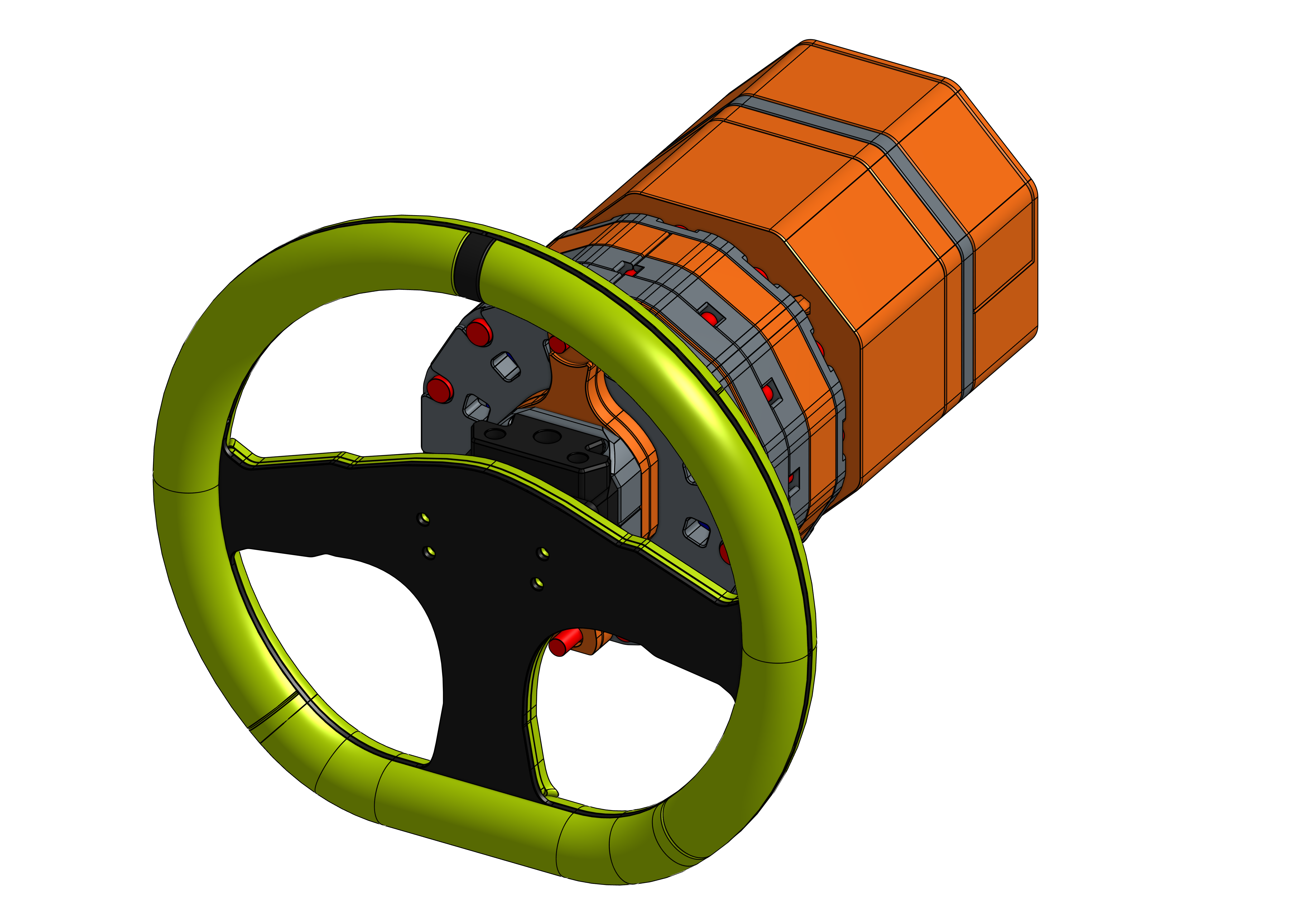 Miniatura 4 do modelo 3D rally Steering Wheel