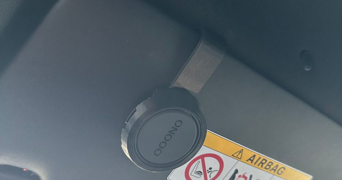 Support Magnétique Pare-soleil Pour OOONO CO-Driver NO2 - Fixation Sans Trace, Aimants Puissants, Design Discret