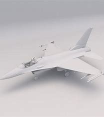 F-16 Airplane on a stand