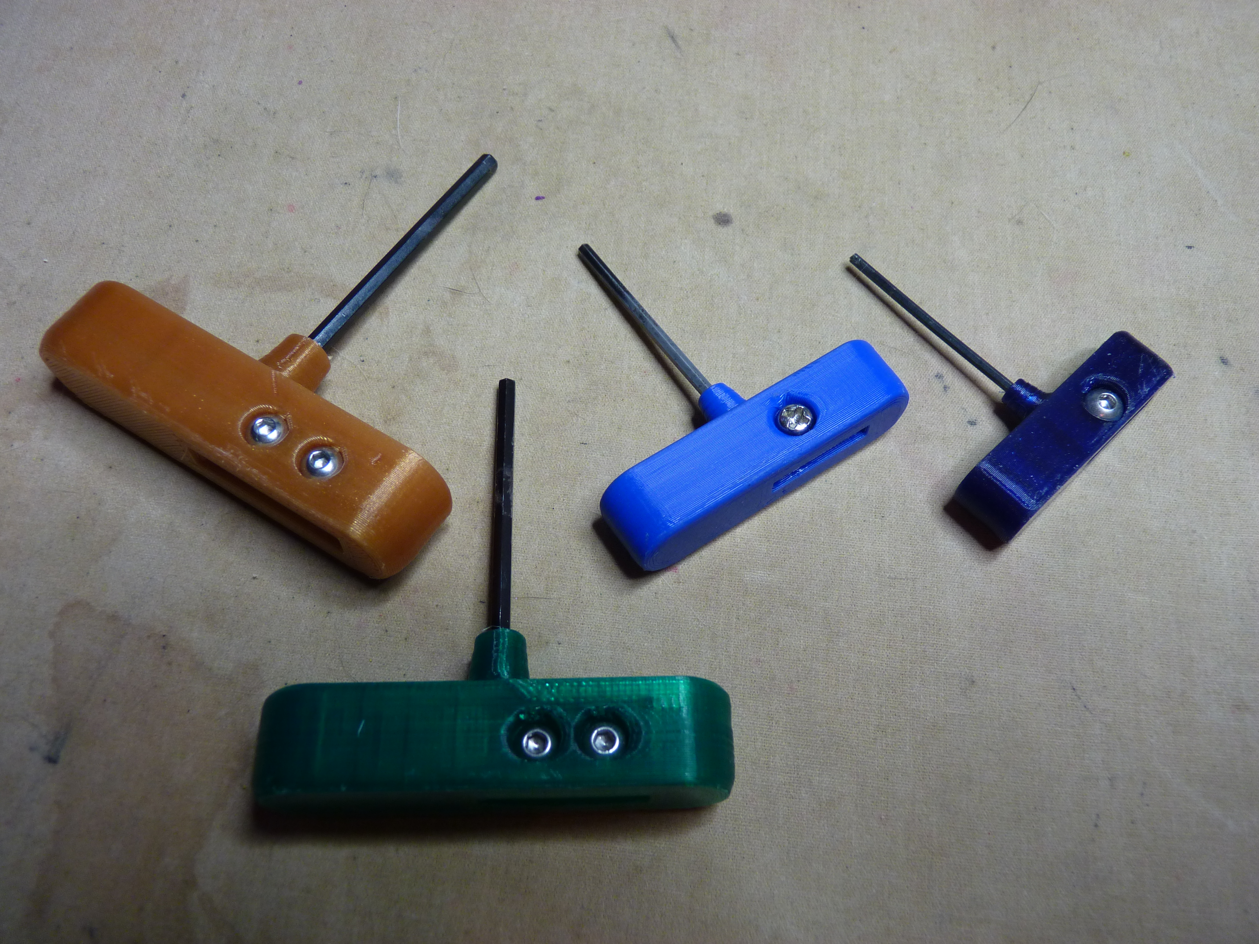Allen wrench / "hex key" T handles