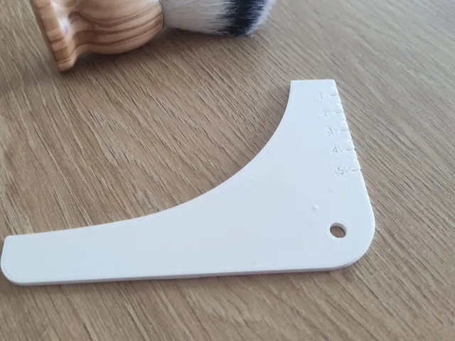 Beard shaping tool - No comb