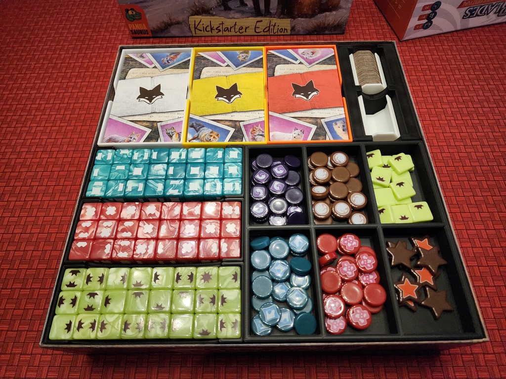 The Fox Experiment Board Game Insert - Base game and 5th and 6th player ...