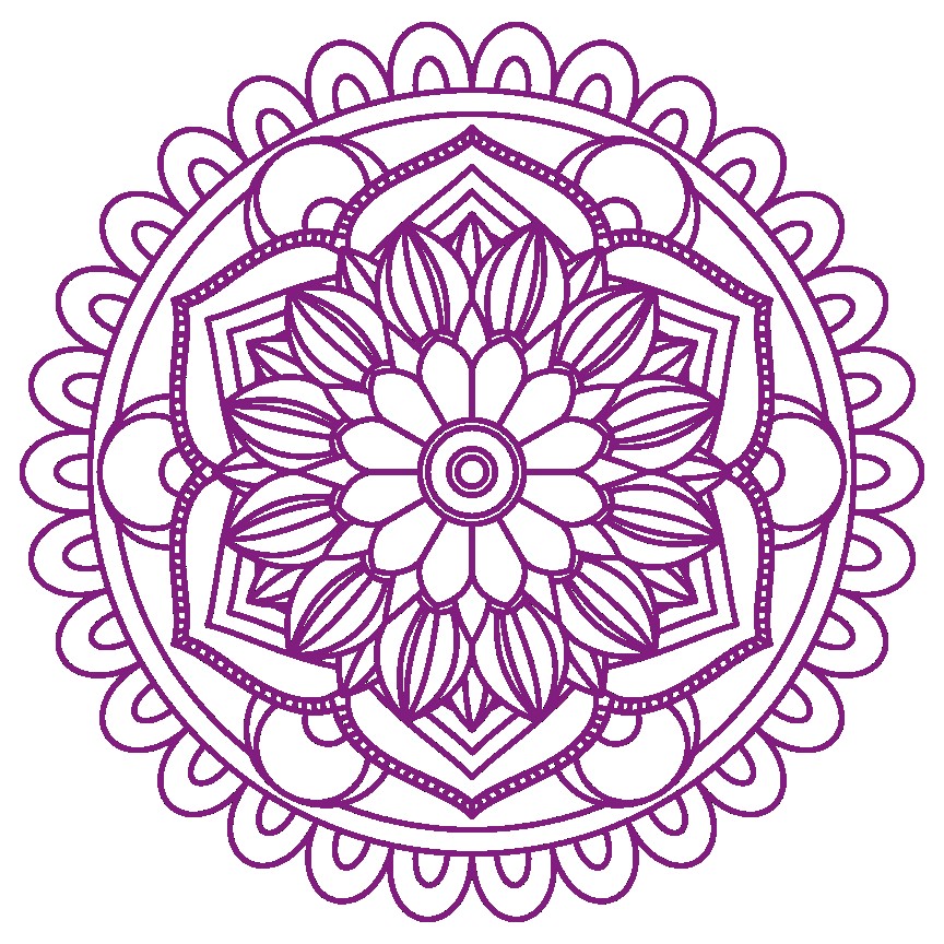 Mandala Ornament 2D model