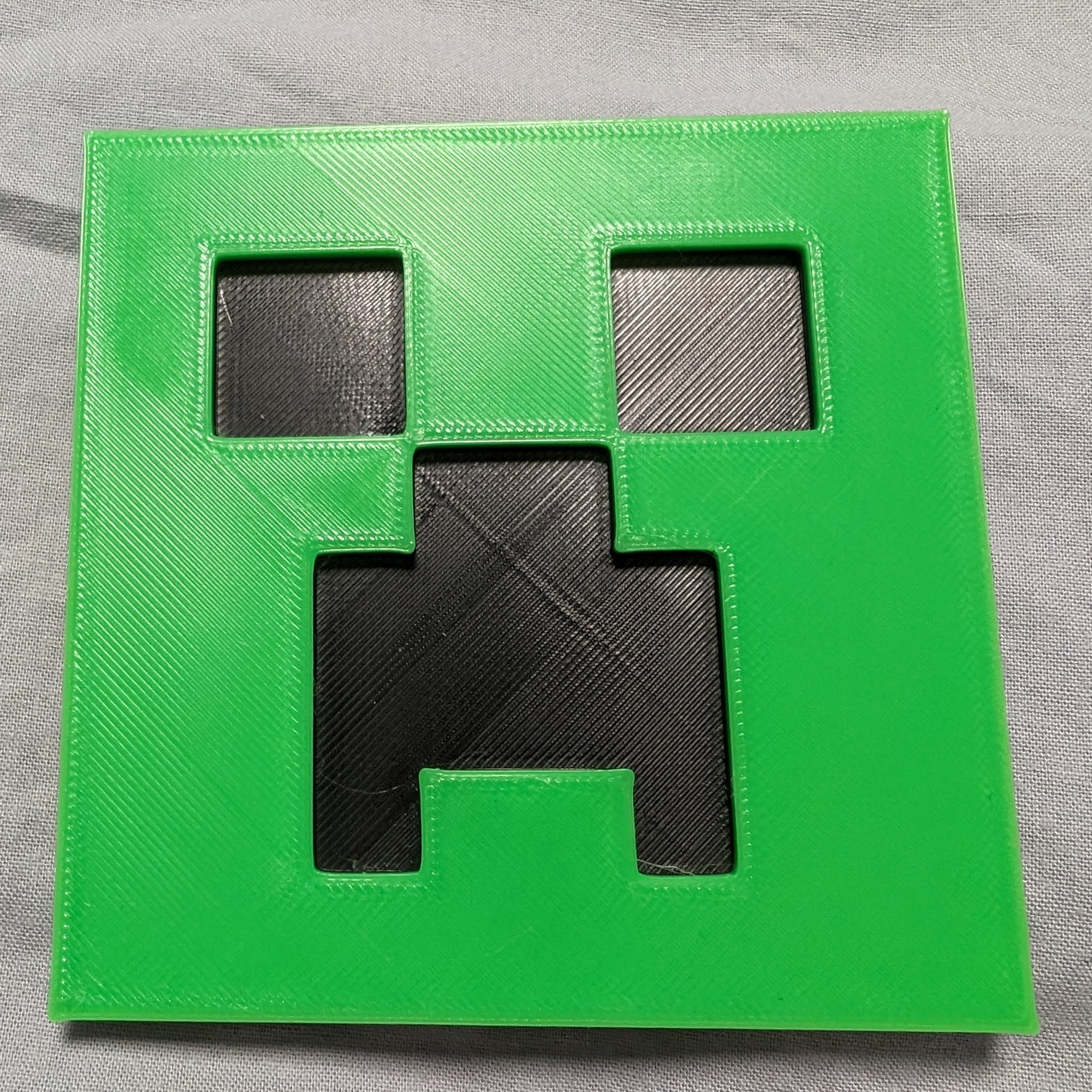 Minecraft Creeper Coaster by khemical | Download free STL model ...