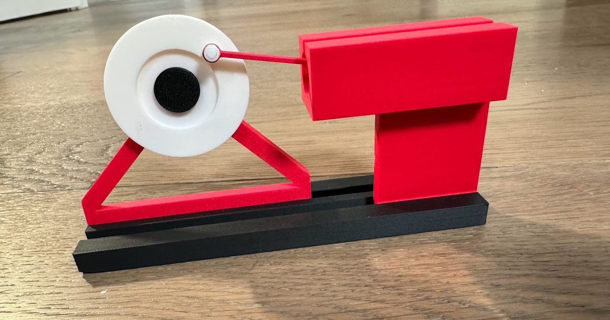 Reciprocating Motion Mechanism by Anis Abdul Download free STL model