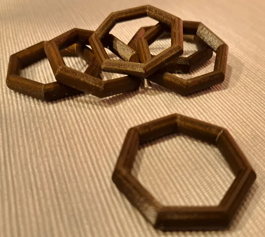 Napkin Ring - Heptagon Shape