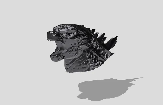 Godzilla head