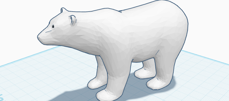 polar bear statue