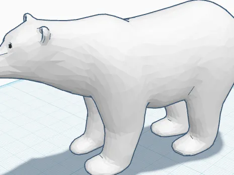 polar bear statue