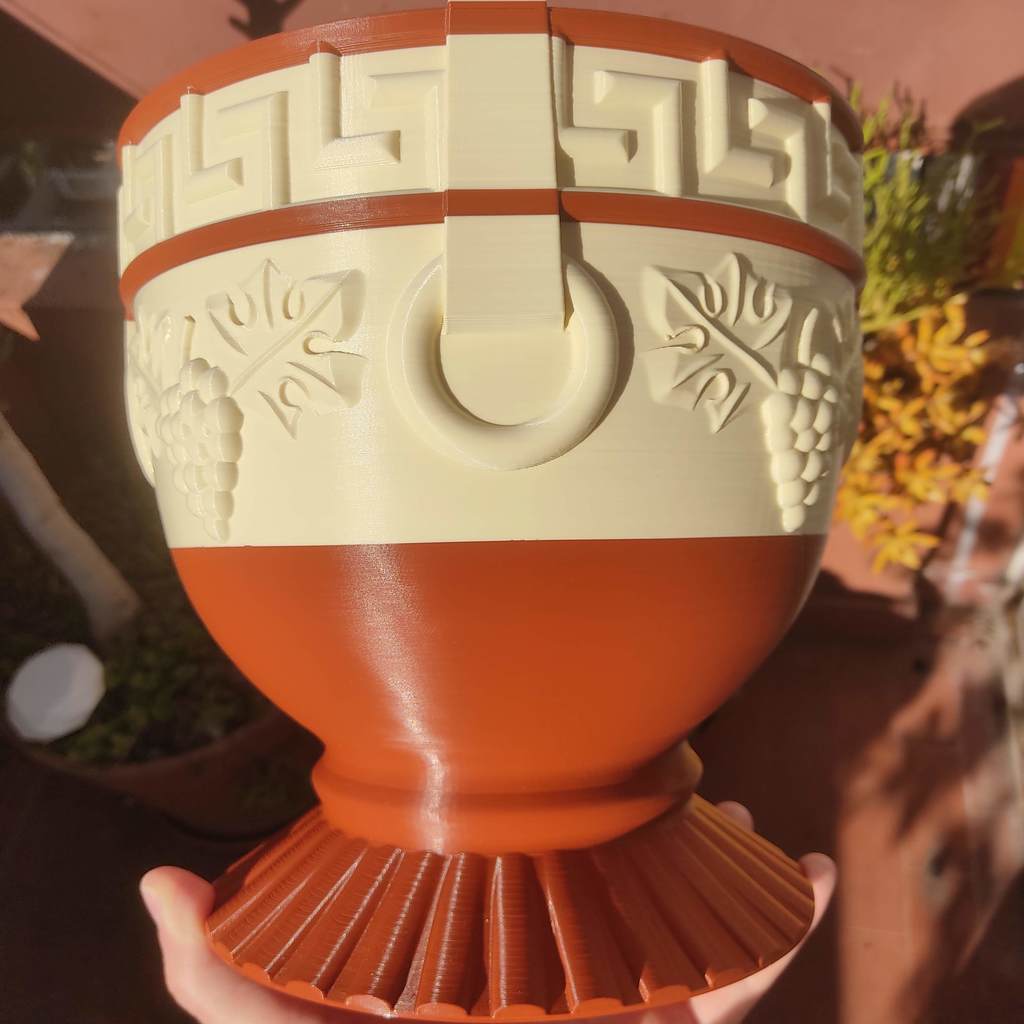 Greek Style Planter Solid by alfrix | Download free STL model ...