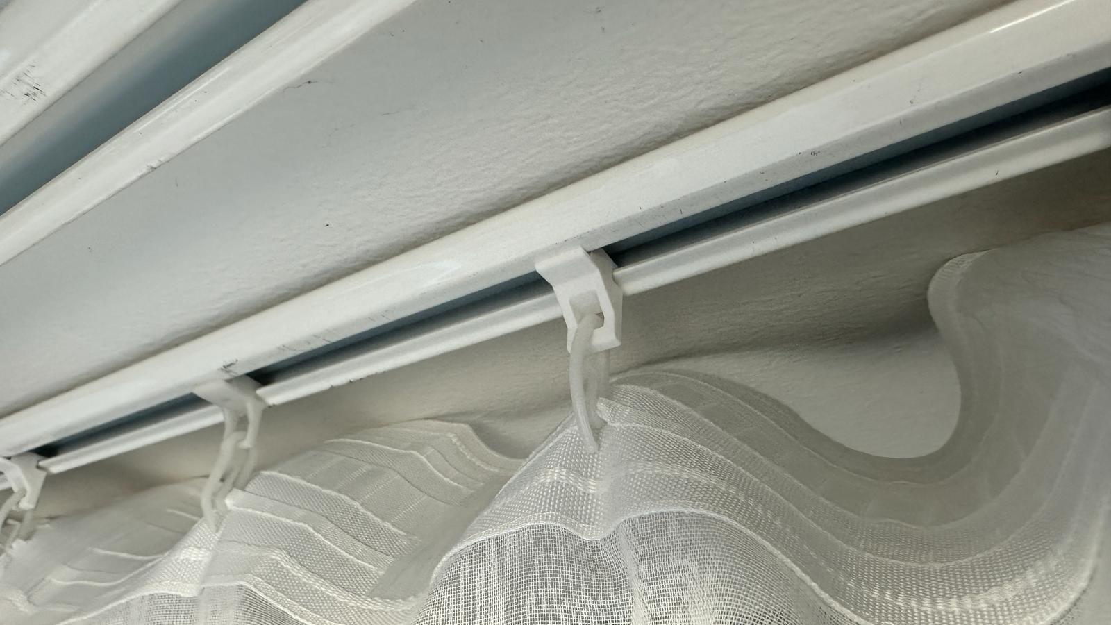 Curtains Slider replacement for attaching curtain clips/hooks to a curtain track