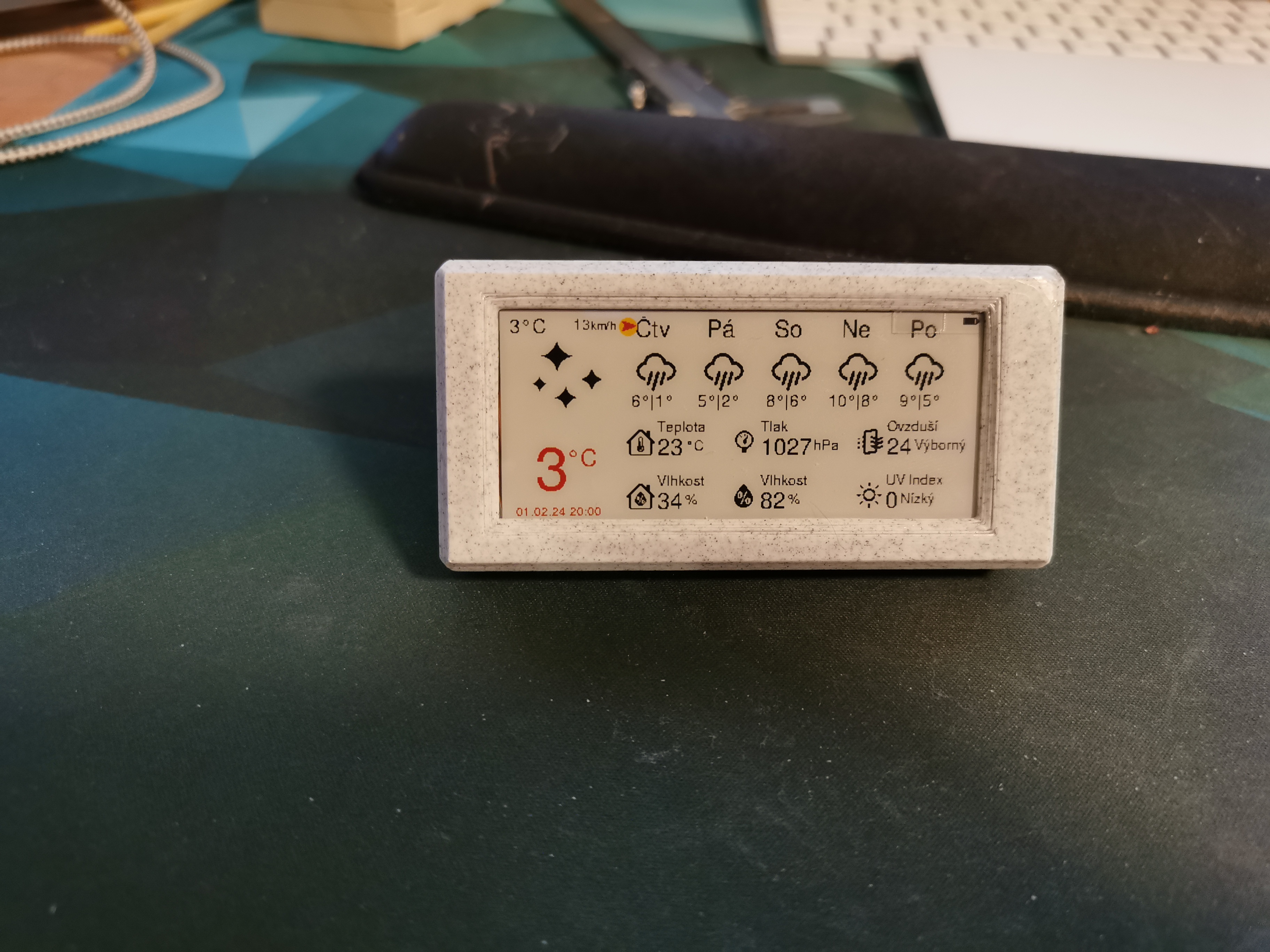 Eink display case