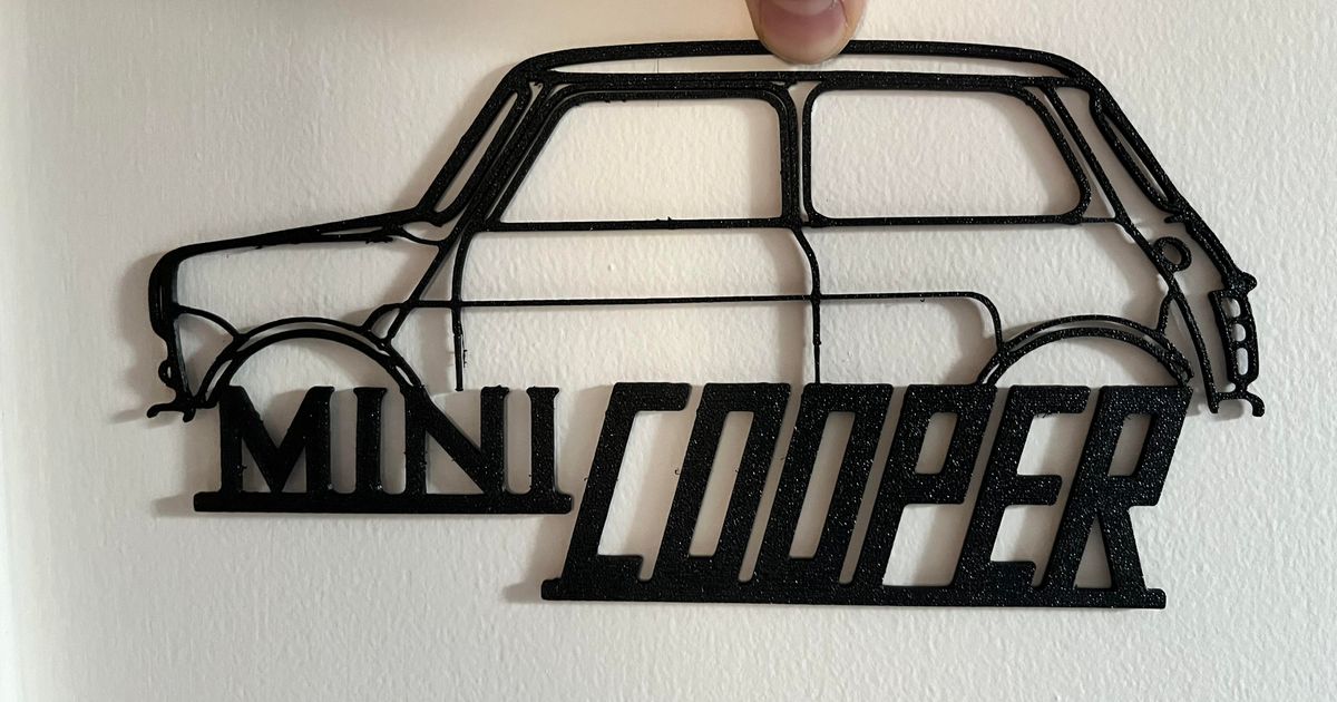 Mini cooper by Scottycranmer | Download free STL model | Printables.com
