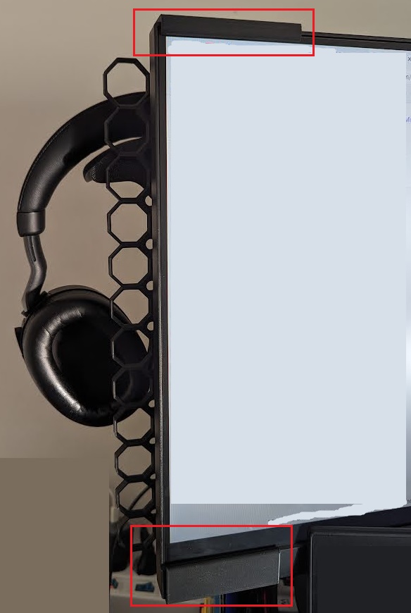 Multiboard "clamps" for mounting behind a Lenovo screen