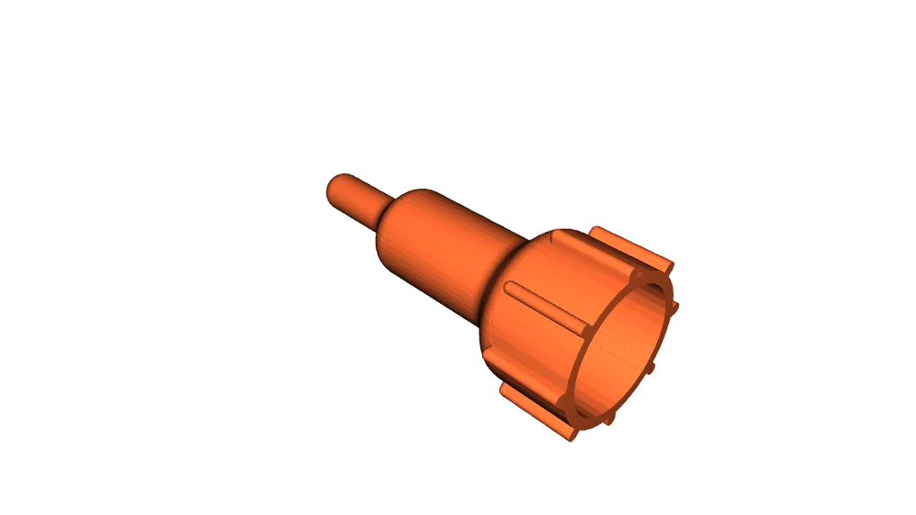 Luer-lock syringe cap for flux, solder paste, etc by danandrei96, Download  free STL model