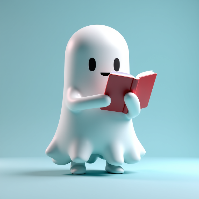 Geist mit Buch