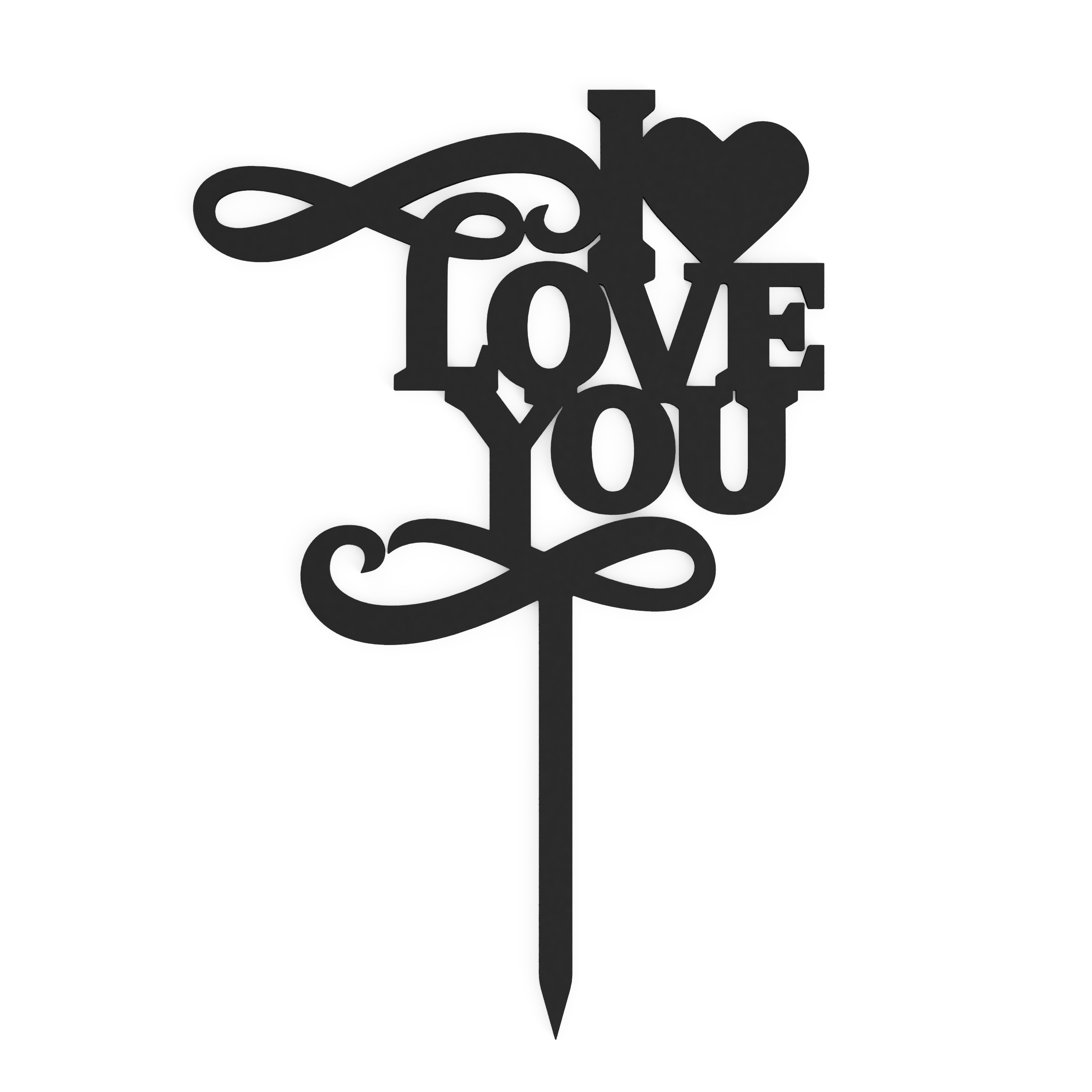 I love you - Cake decor