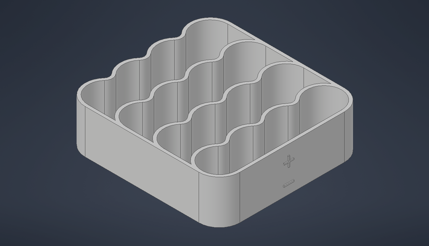 Battery holder by pressi | Download free STL model | Printables.com