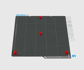 Würfeltest: einfache Anycubic Kobra S1 (Combo) Ausrichthilfe