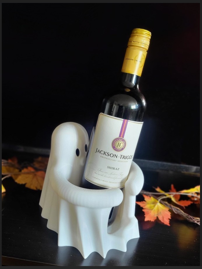 Ghost Wine Bottle Holder