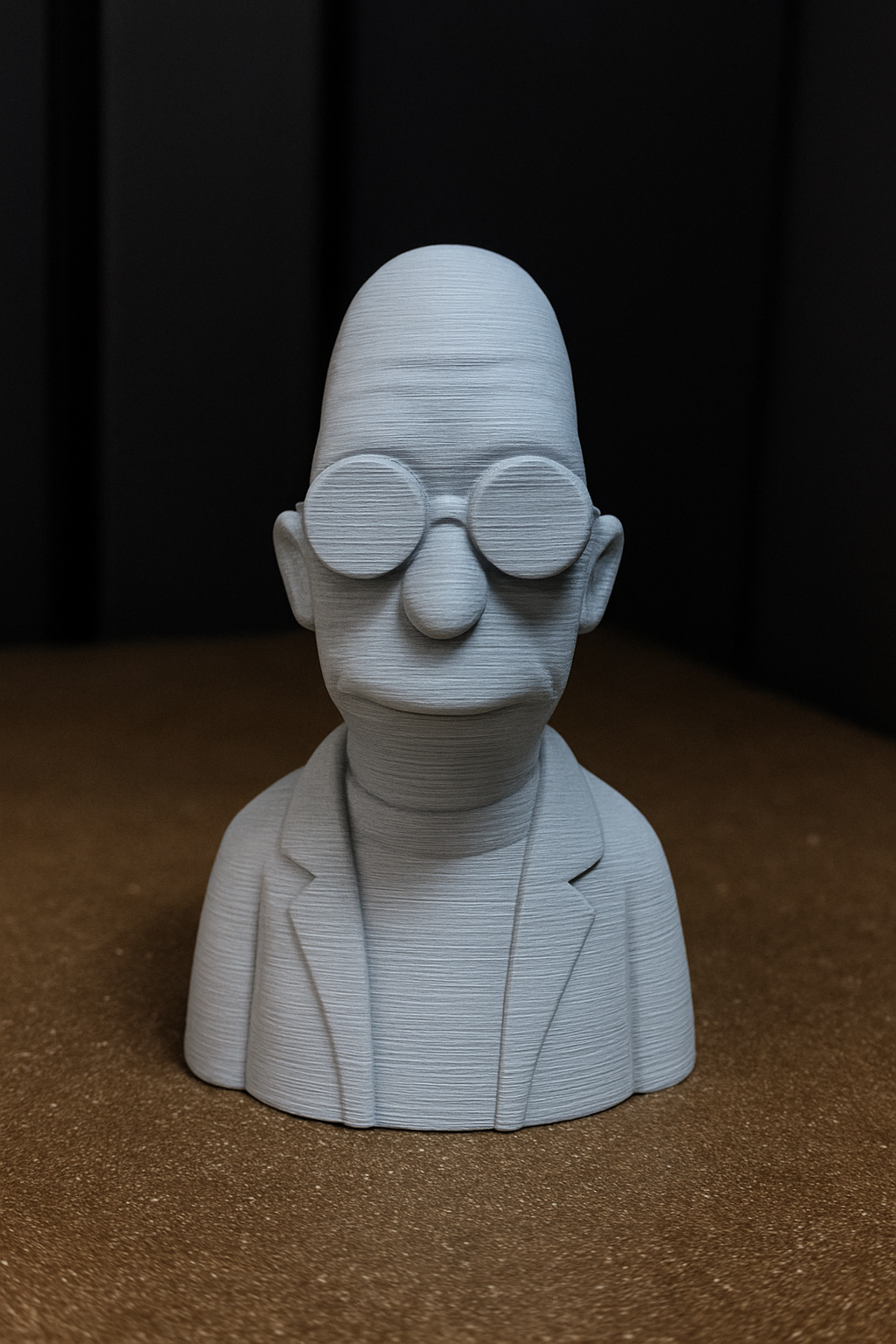 Bust Professor Hubert J. Farnsworth (Futurama)