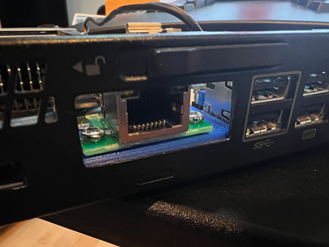 HP Flex IO V1 Bracket for 2.5Gbe m.2 Network Card by zrail Download