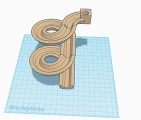 Basic marble track