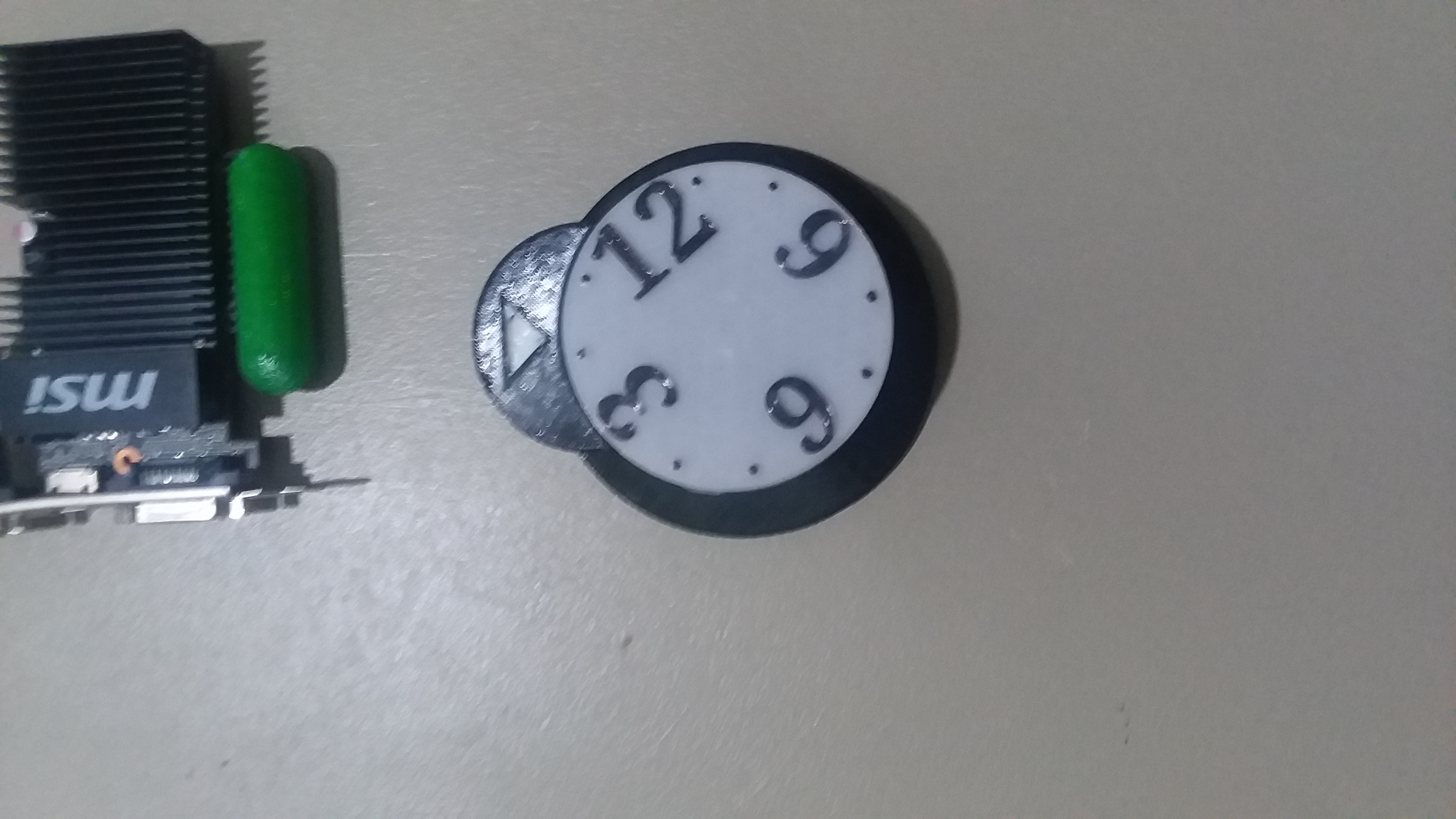 backwards wall clock