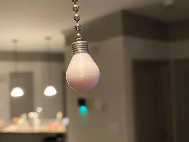 Lightbulb Charm for Ceiling Fan