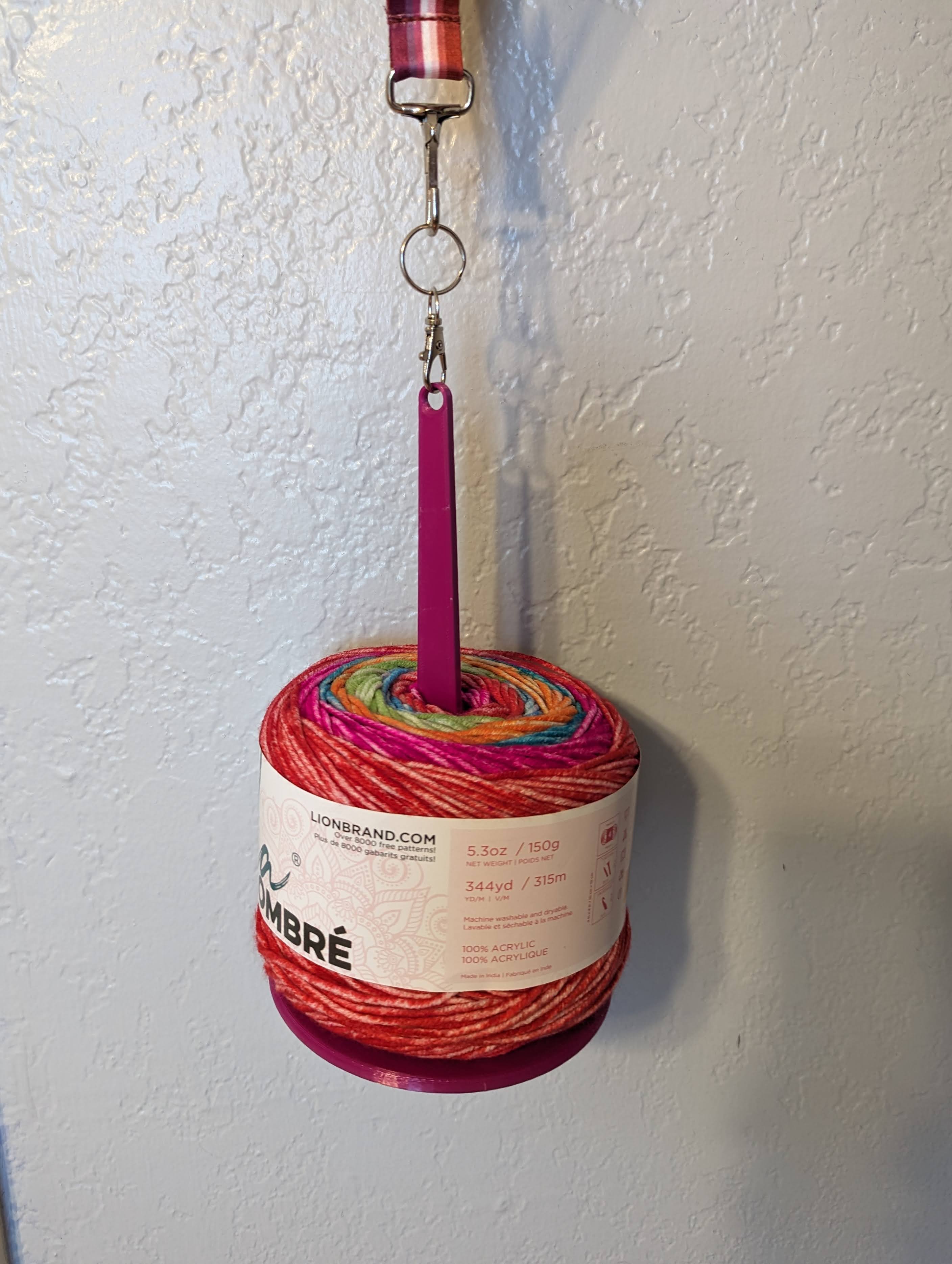 Yarn Cake Spool Holder by AlexNicole Download free STL model