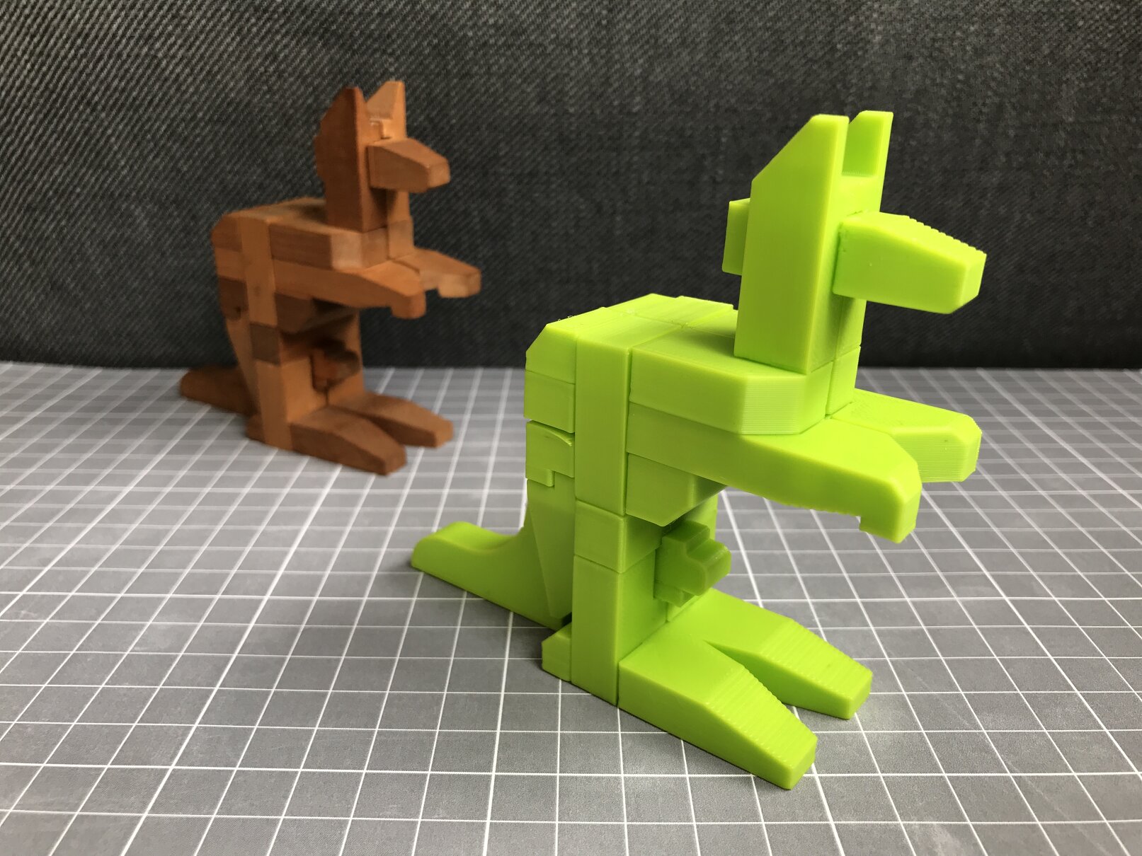Miniatura 4 do modelo 3D Kangaroo 3D Puzzle