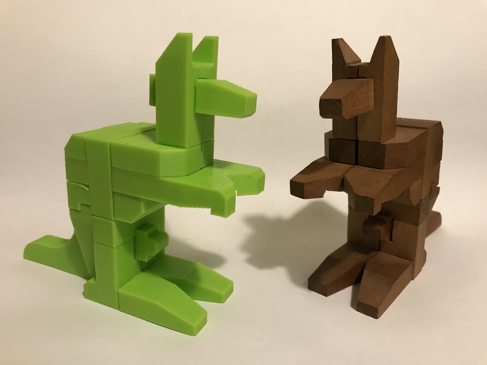 Miniatura 2 do modelo 3D Kangaroo 3D Puzzle