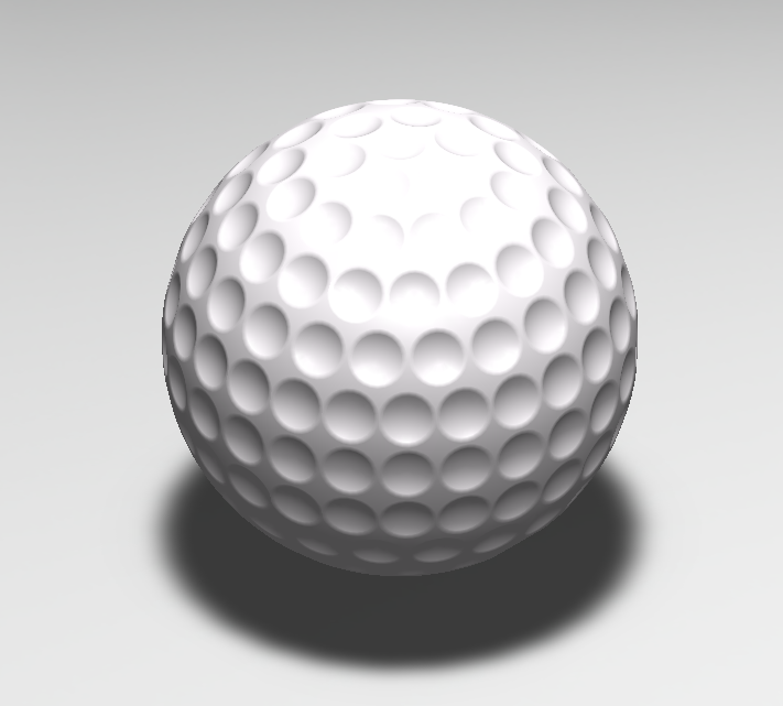 1:1 Golf Ball by Landgren Anderson | Download free STL model ...