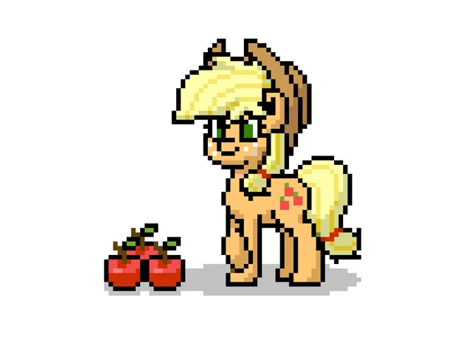 PonyTown My Little Pony AppleJack 3D picture (no MMU)