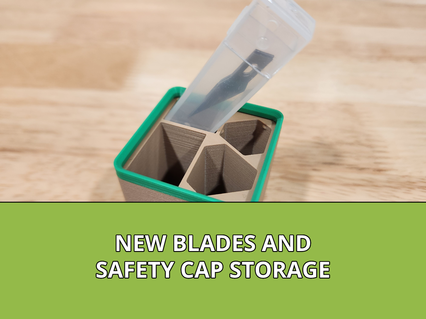 Ryobi Quick Change Hobby Knife Kit RHCKP04 Gridfinity Bin 1x1x7 by