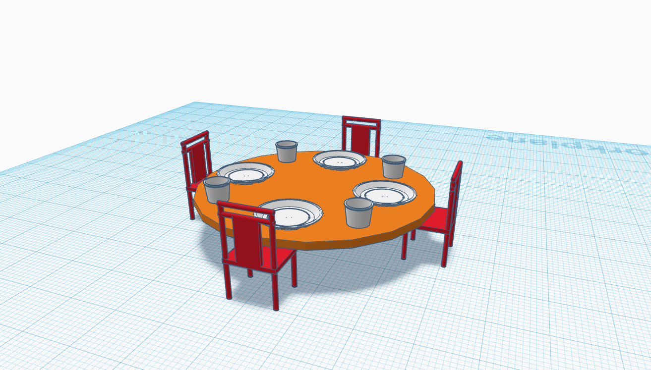 Fish Tank Table Set