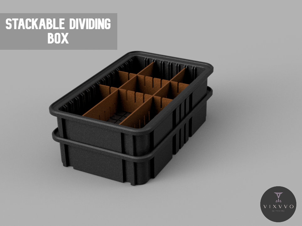 Stackable Dividing Box by Vixvvo3D | Download free STL model ...