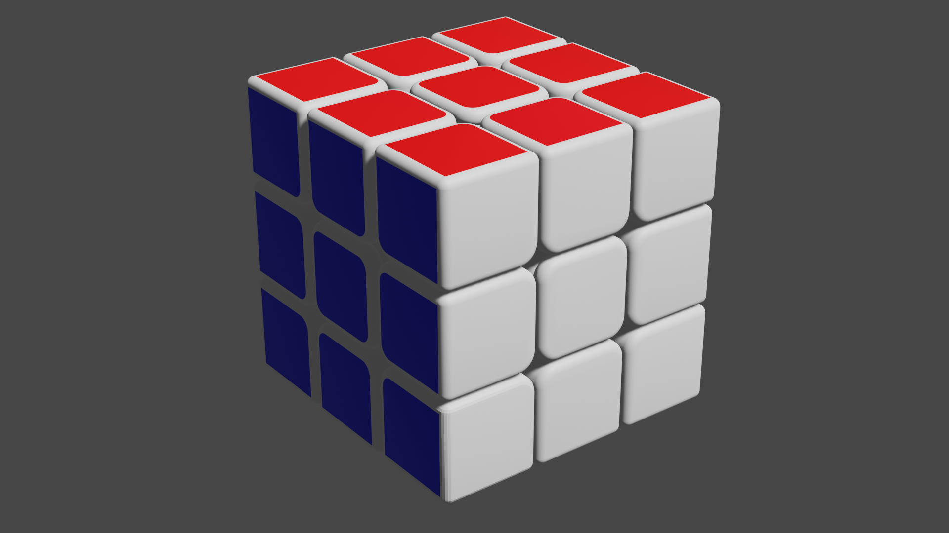 3x3 Fidget Cube "Ruby"