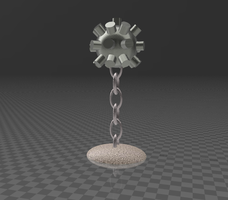 Fish tank ornament underwater mine