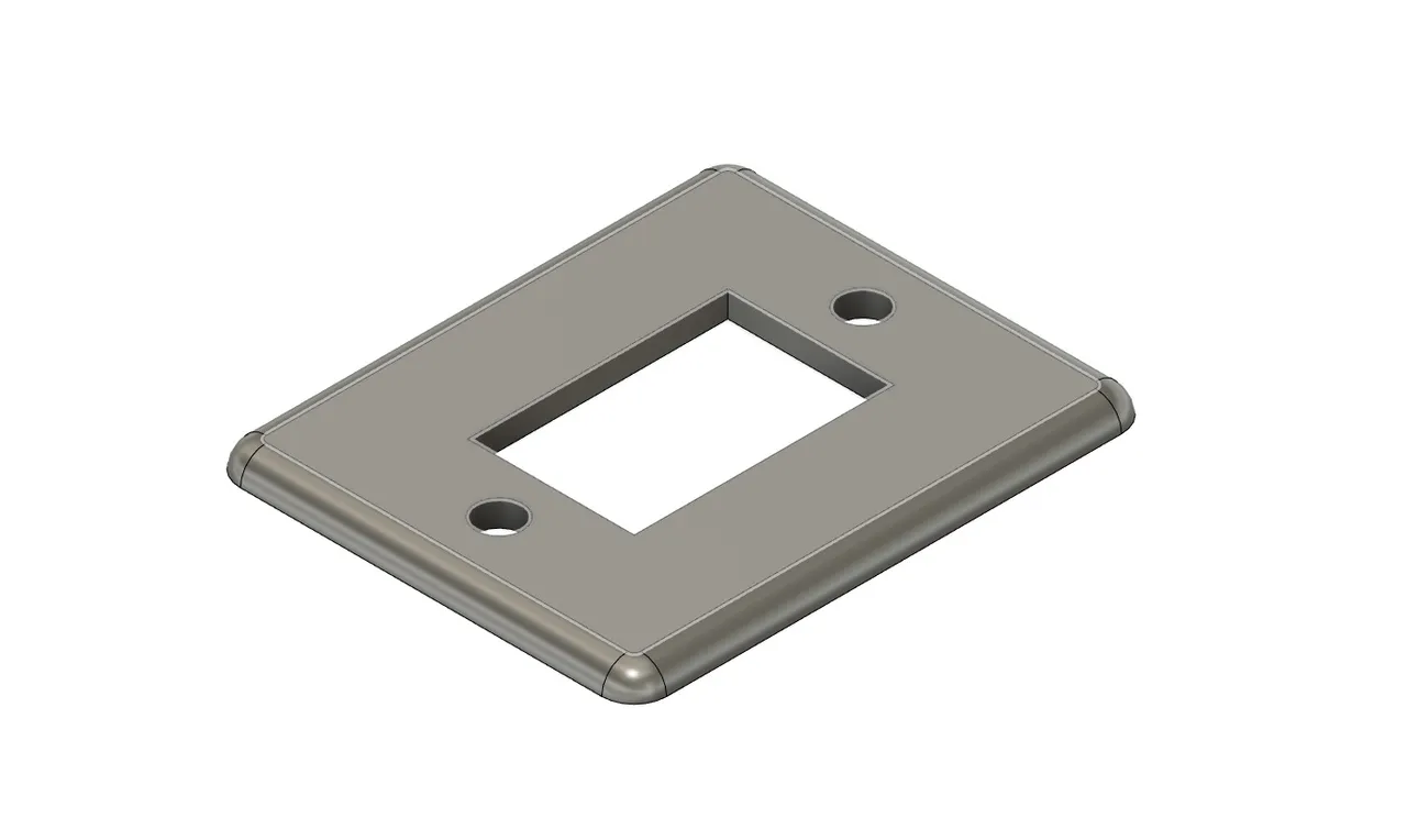 Rocker Switch Plate by McTech3D | Download free STL model | Printables.com