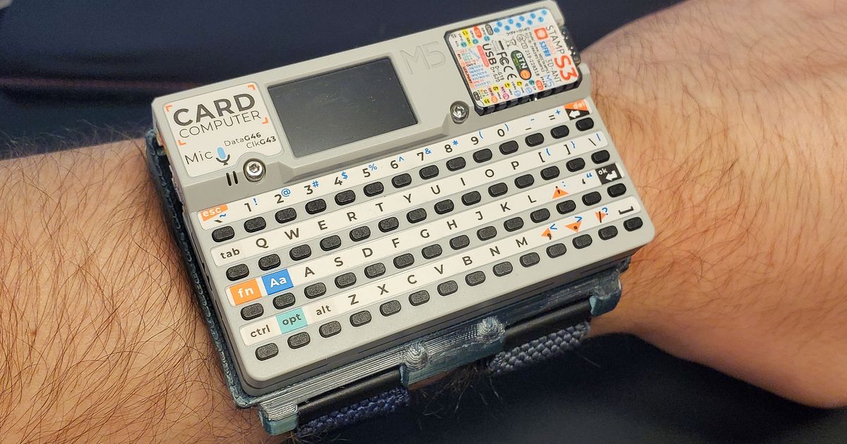 Cardputer wrist mount by Echolalia | Download free STL model ...