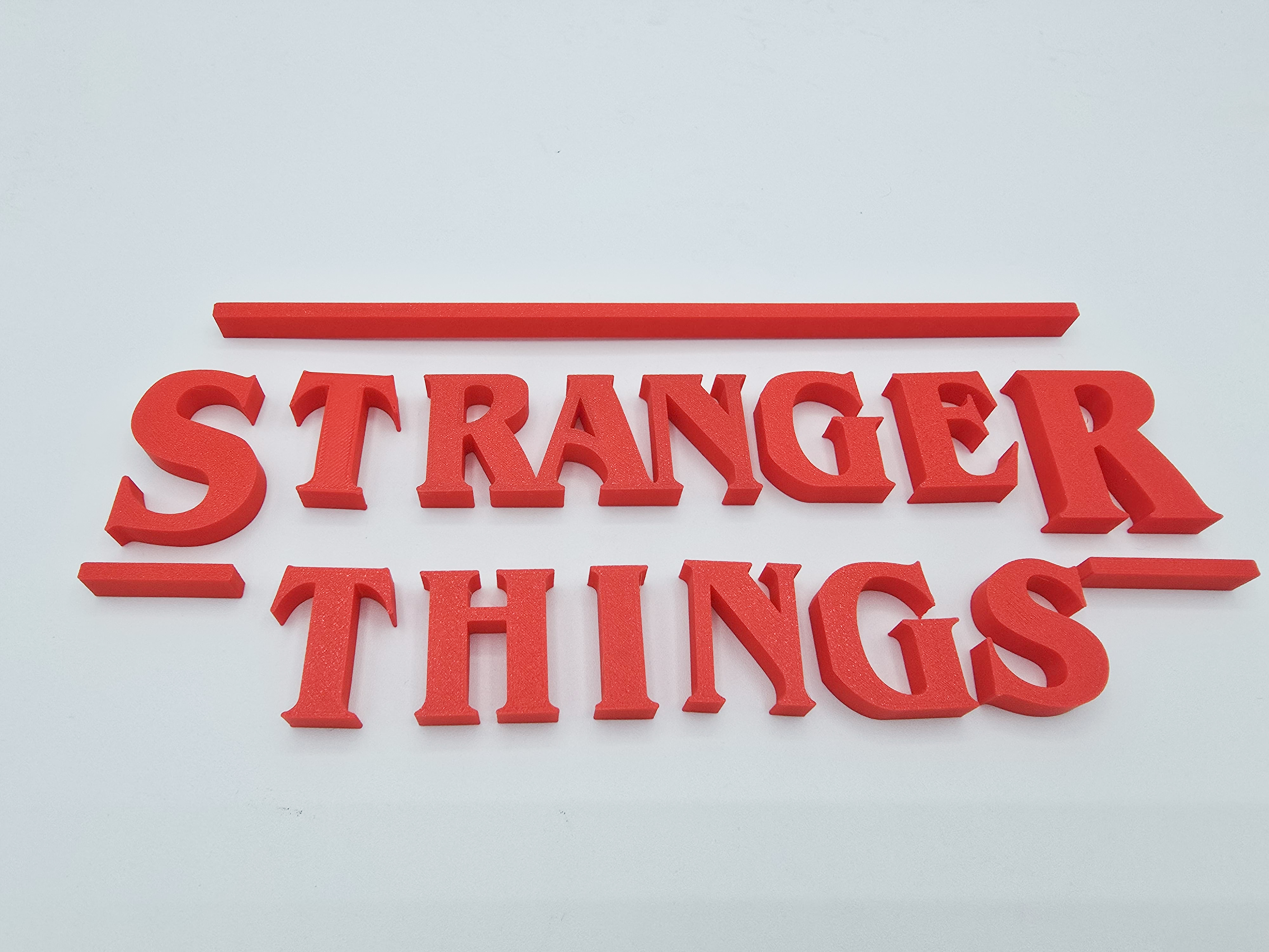 Miniatura 4 do modelo 3D Stranger Things Logo