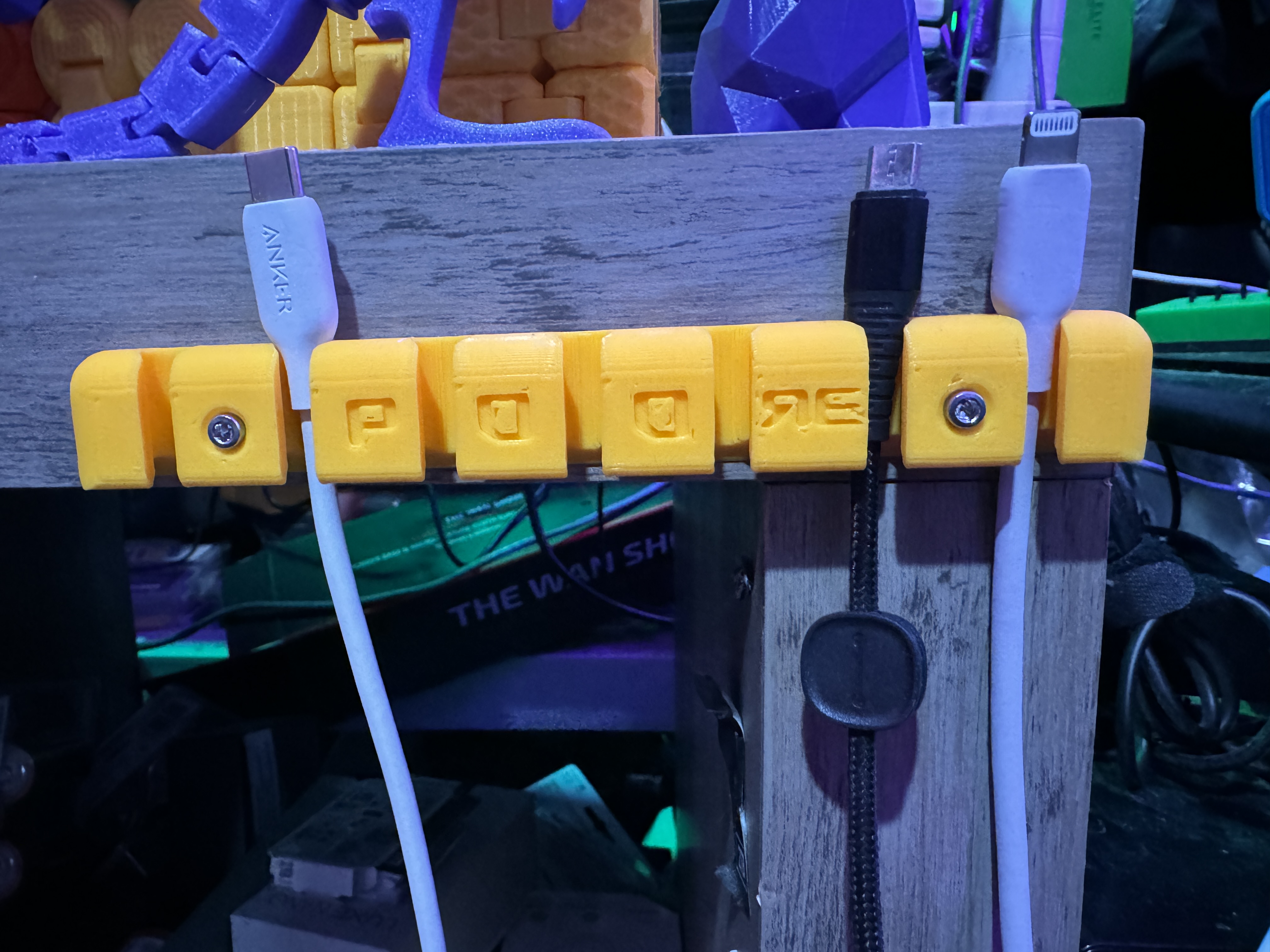 USB Cable Holder / Organizer