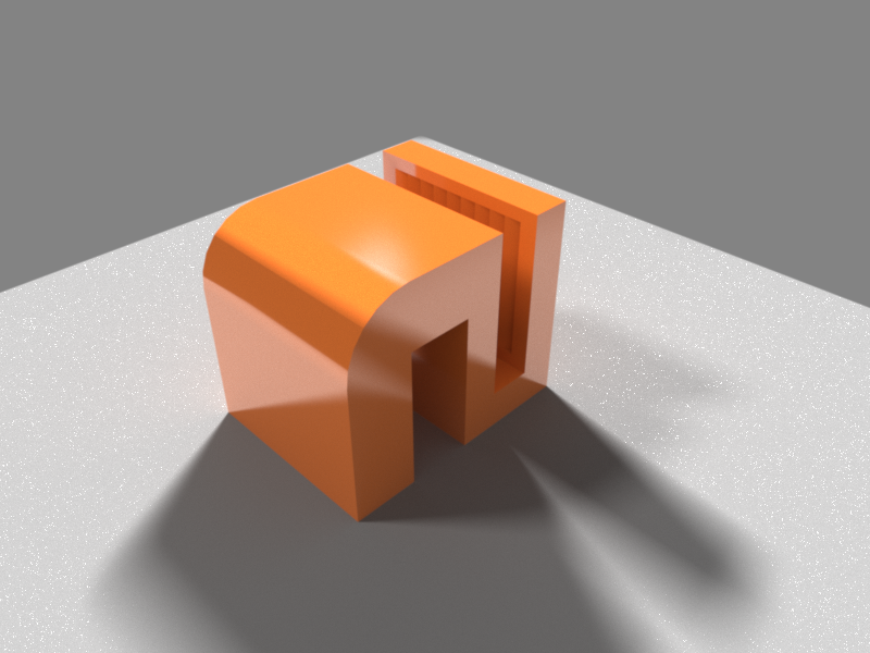 Filament Clip 3D model thumbnail