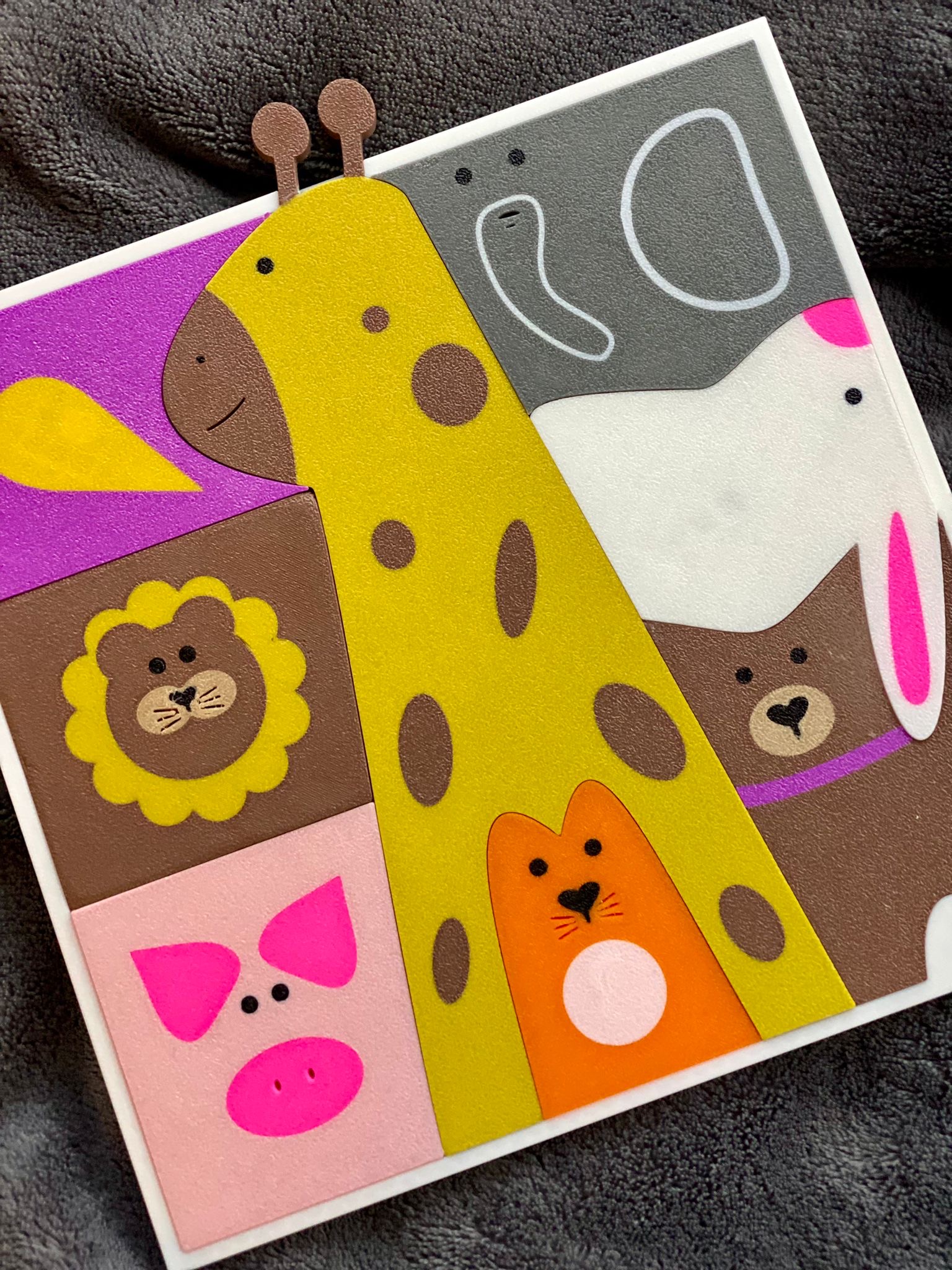 Funny animal puzzle