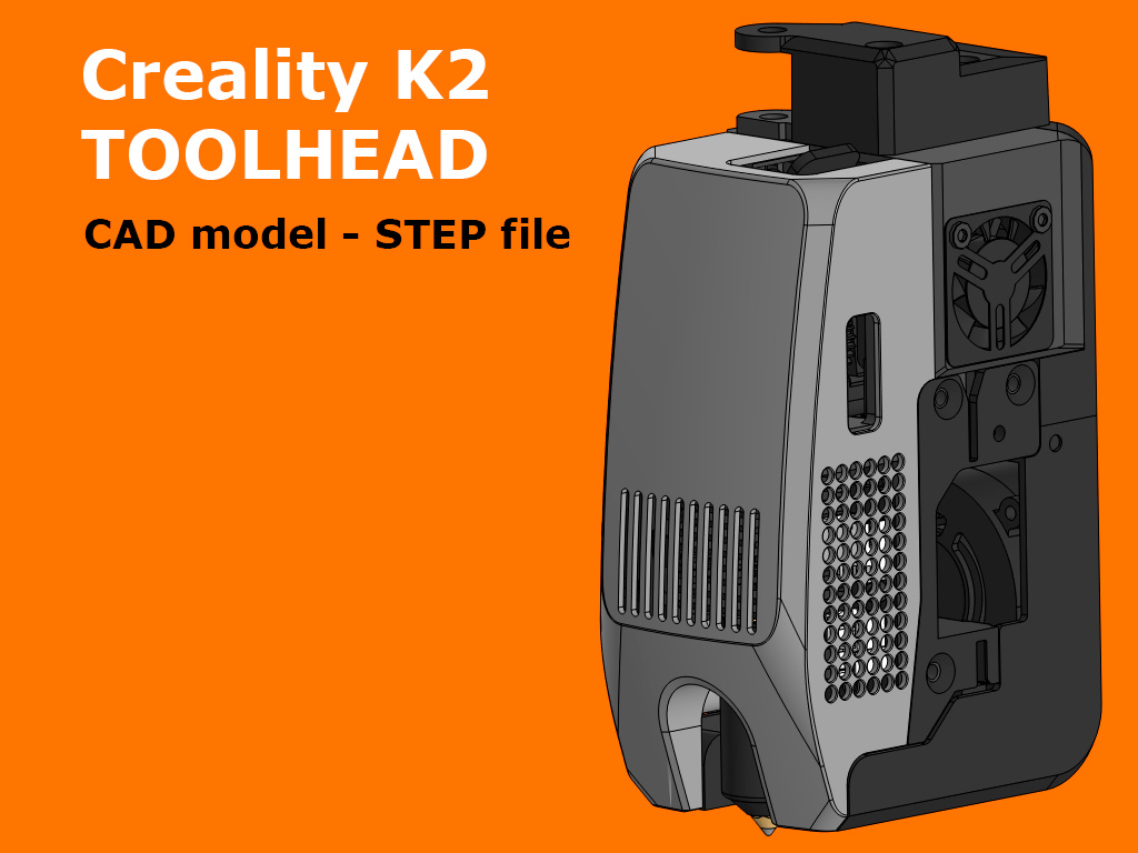 Creality K2 toolhead (CAD model)