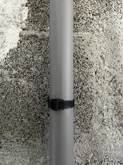 Universal Cable or Tube Wall Mount (Zip Tie-Based, Adjustable Diameter)