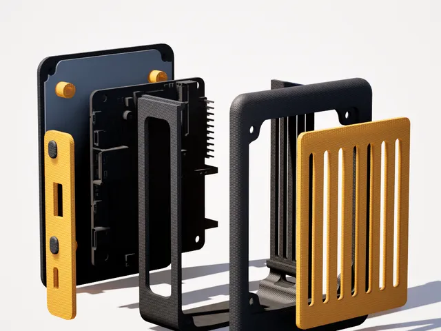 CoralBoard Modular Enclosure – Black & Orange